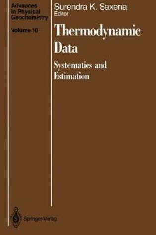 Cover of Thermodynamic Data