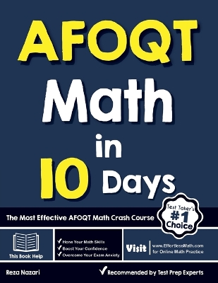 Book cover for AFOQT Math in 10 Days