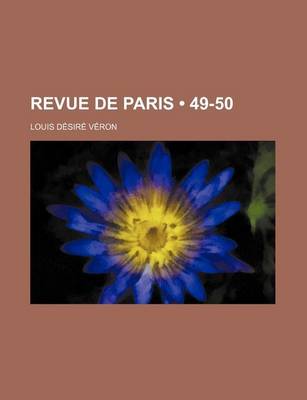 Book cover for Revue de Paris (49-50)