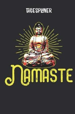 Cover of Tagesplaner mit Nasmaste Buddha in Meditation