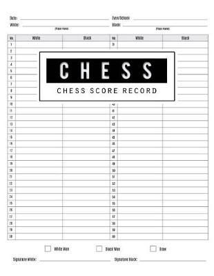 Book cover for Chess Score Record