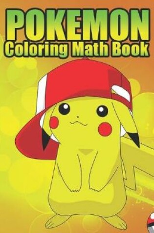 Cover of pokemon coloring math book