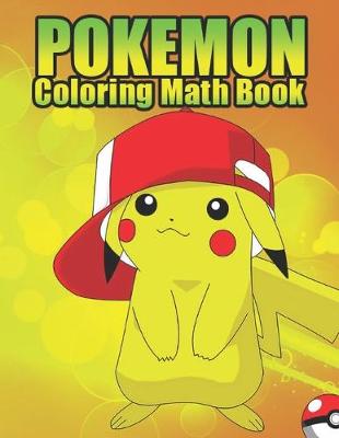 Book cover for pokemon coloring math book