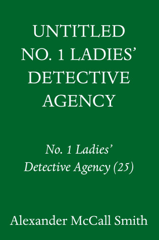 Cover of Untitled No. 1 Ladies' Detective Agency #26