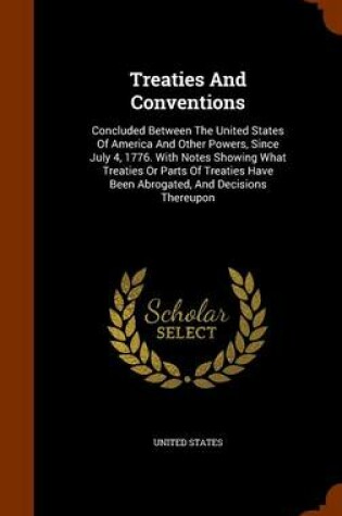 Cover of Treaties and Conventions