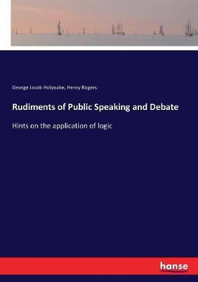 Book cover for Rudiments of Public Speaking and Debate