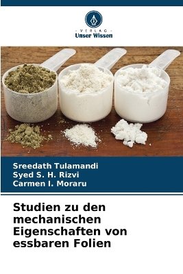 Book cover for Studien zu den mechanischen Eigenschaften von essbaren Folien