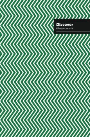 Cover of Discover Lifestyle Journal, Creative Write-in Notebook, Dotted Lines, Wide Ruled, Medium Size (A5) 6 x 9 Inch (Green)