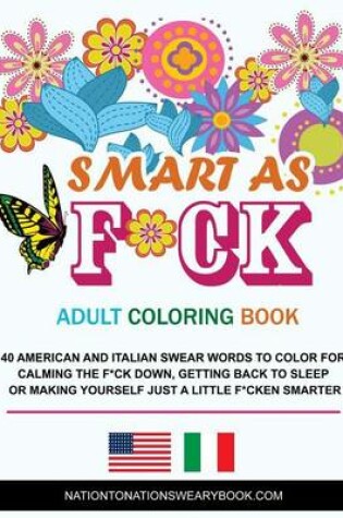 Cover of Smart as F*ck - Adult Coloring Book