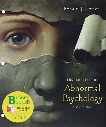 Book cover for Fundamentals of Abnormal Psychology (Loose Leaf)