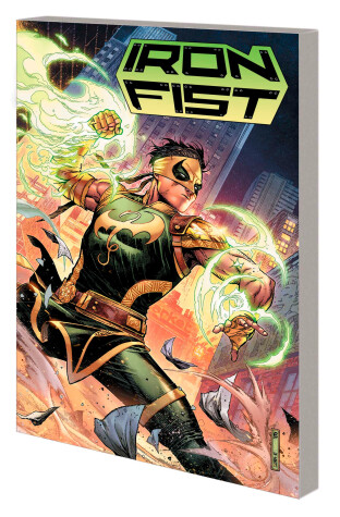 Book cover for IRON FIST: THE SHATTERED SWORD