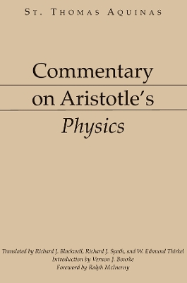 Book cover for Commentary on Aristotle`s Physics