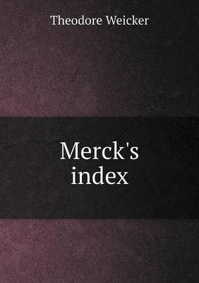 Book cover for Merck's index