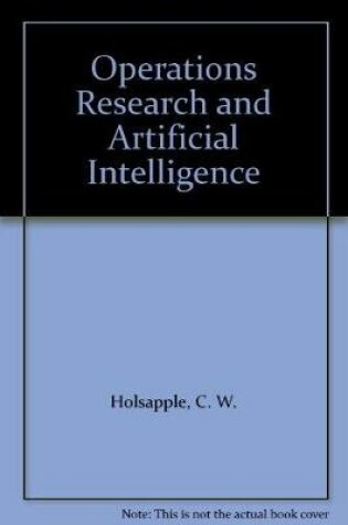 Cover of Operations Research and Artificial Intelligence