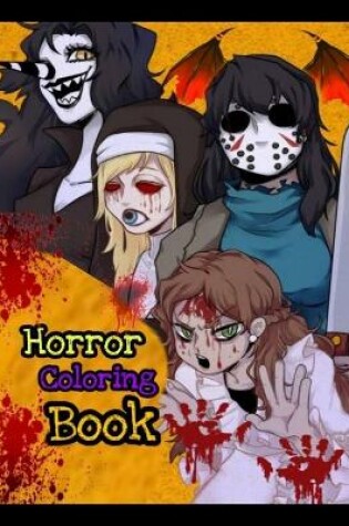 Cover of Horror Coloring Book