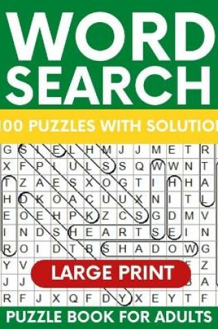 Cover of Word Search Puzzle Book for Adults