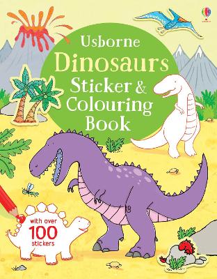 Cover of Dinosaurs Sticker and Colouring Book