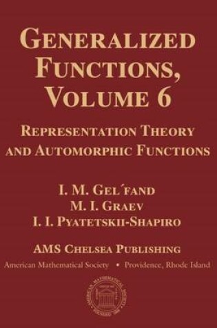 Cover of Generalized Functions, Volume 6