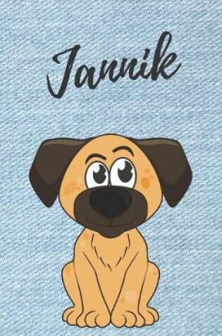 Cover of Jannik Hunde-Notizbuch / Malbuch / Tagebuch