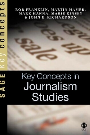 Cover of Key Concepts in Journalism Studies