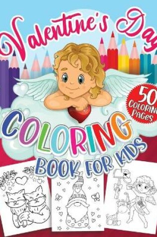 Cover of Valentine's Day Coloring Book for Kids