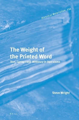 Book cover for The Weight of the Printed Word