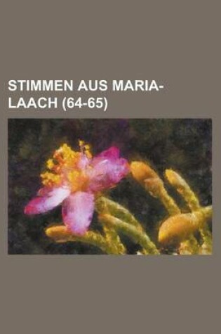 Cover of Stimmen Aus Maria-Laach (64-65)