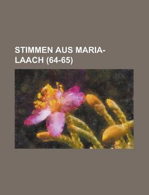 Book cover for Stimmen Aus Maria-Laach (64-65)