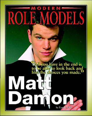 Book cover for Matt Damon