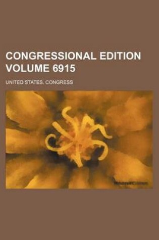 Cover of Congressional Edition Volume 6915