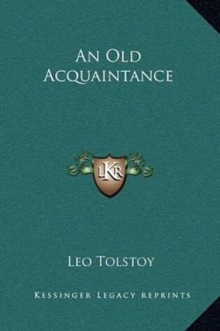 Cover of An Old Acquaintance