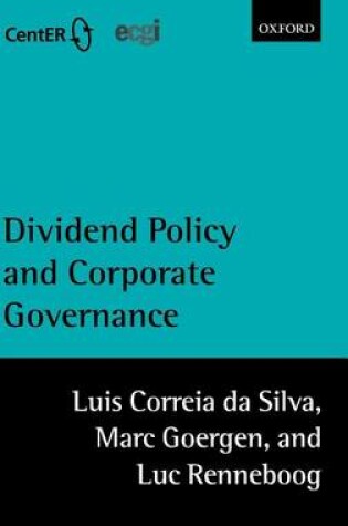 Cover of Dividend Policy and Corporate Governance