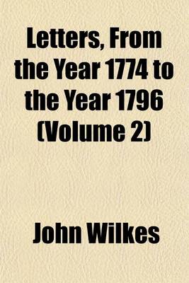 Book cover for Letters, from the Year 1774 to the Year 1796 (Volume 2)