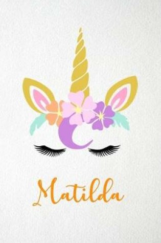 Cover of Matilda A5 Lined Notebook 110 Pages