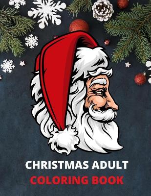 Book cover for Christmas Adult coloring book