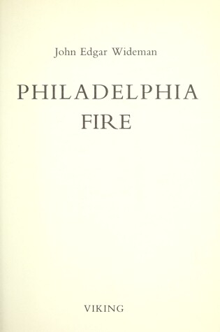 Cover of The Philadelphia Fire