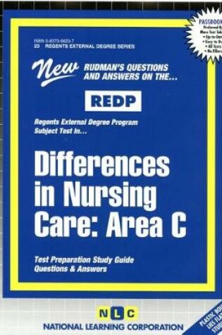 Cover of DIFFERENCES IN NURSING CARE: AREA C