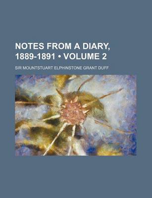 Book cover for Notes from a Diary, 1889-1891 (Volume 2)