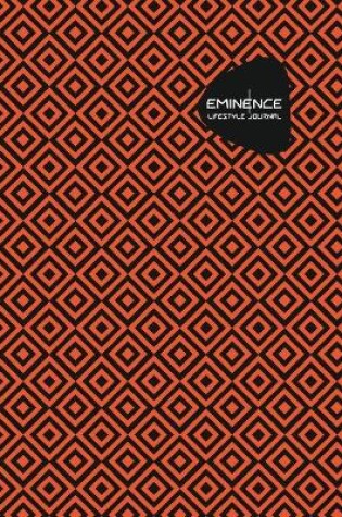 Cover of Eminence Lifestyle Journal, Creative, Write-in Notebook, Dotted Lines, Wide Ruled, Medium Size 6 x 9 Inch (Orange)