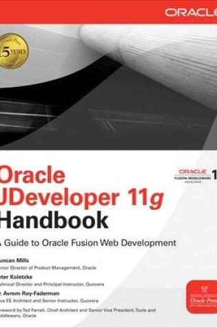 Cover of Oracle JDeveloper 11g Handbook