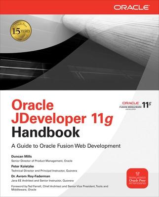 Book cover for Oracle JDeveloper 11g Handbook