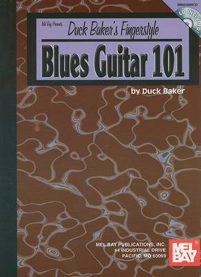 Book cover for Duck Baker's Fingerstyle Blues Guitar 101