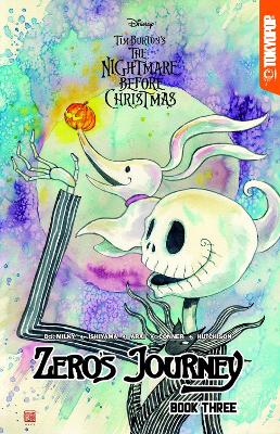 Book cover for Disney Manga: Tim Burton's The Nightmare Before Christmas — Zero's Journey Graphic Novel, Book 3 (Variant)