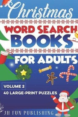 Cover of Christmas Word Search Books For Adults