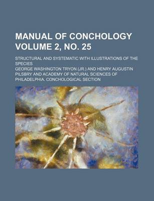 Book cover for Manual of Conchology Volume 2, No. 25; Structural and Systematic with Illustrations of the Species