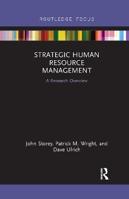 Book cover for Strategic Human Resource Management