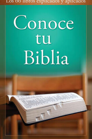 Cover of Conoce Tu Biblia