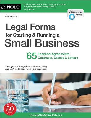 Book cover for Legal Forms for Starting & Running a Small Business