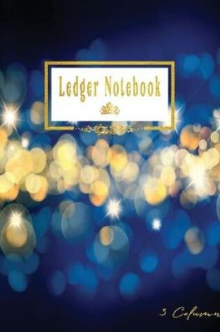 Cover of Ledger Notebook 3 Column