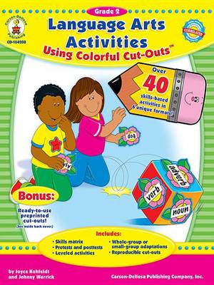 Book cover for Language Arts Activities Using Colorful Cut-Outs, Grade 2